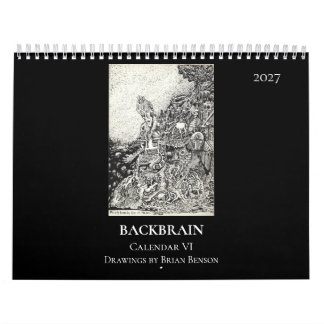 Calendrier Backbrain VI, 2027, Double Page