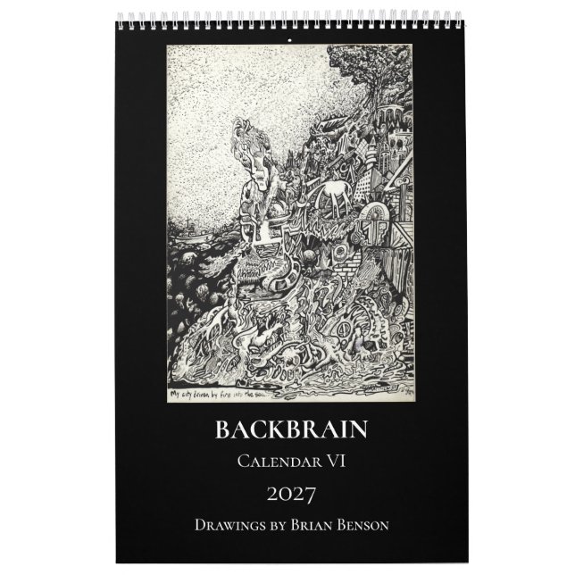 Calendrier Backbrain VI, 2027, Page unique (Protection)