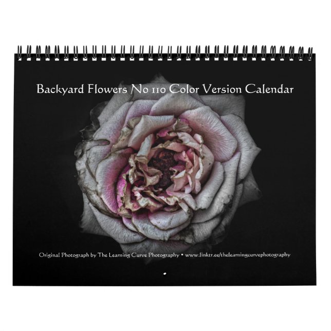 Calendrier Backyard Flowers No 110 Color Version (Protection)