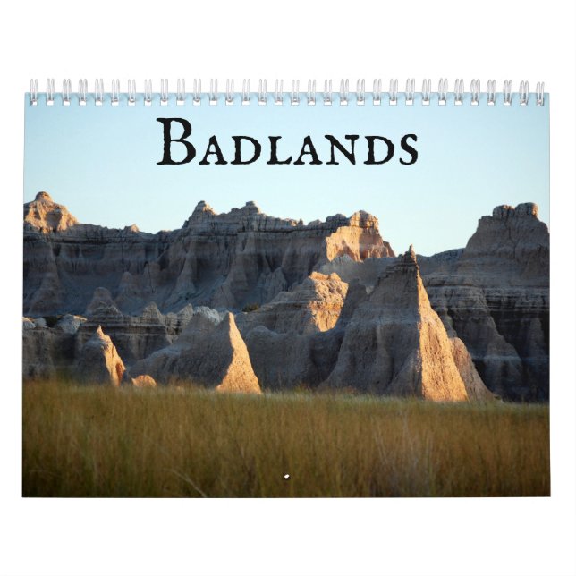 Calendrier Badlands du Dakota du Sud (Protection)