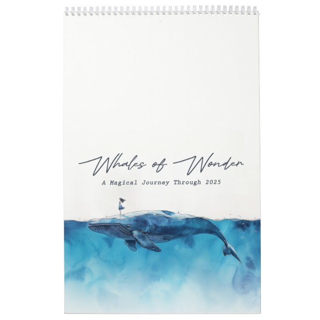 Calendrier Baleines de Merveille 2025 (Protection)