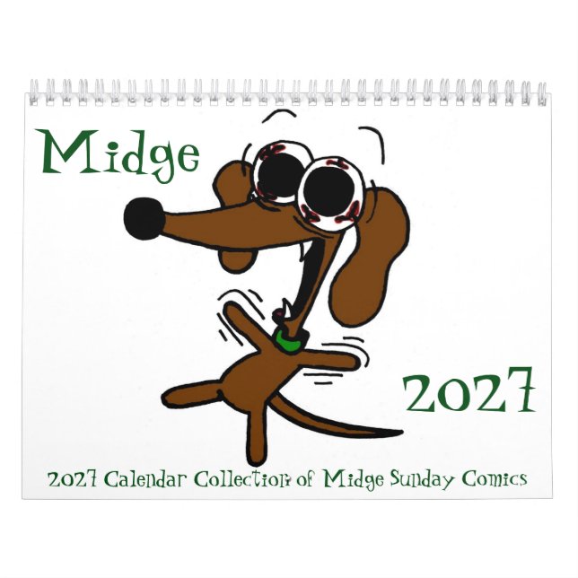Calendrier 'Bandes dessinées du dimanche de Midge  (Protection)