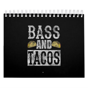 Calendrier Bass Et Tacos Funny Taco Bass Guitare Distortie