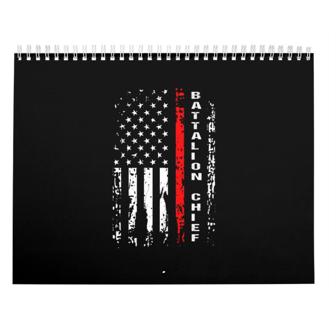 Calendrier Bataillon des pompiers Bataillon en chef Cadeau en (Protection)