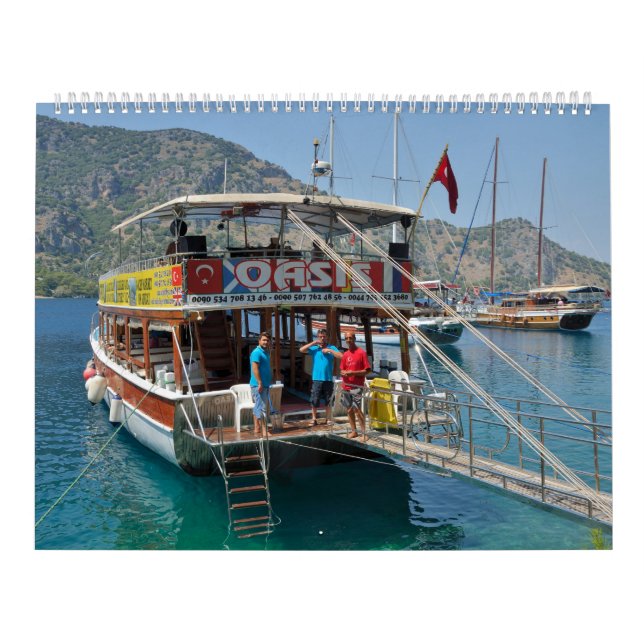 Calendrier Bateau "Oasis" à Fethiye (Protection)