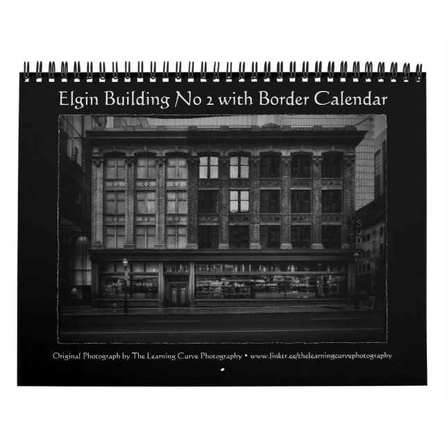 Calendrier Bâtiment Elgin n° 2 avec bordure (Protection)