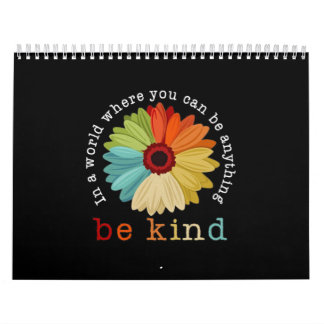 Calendrier Be Kind Sunflower