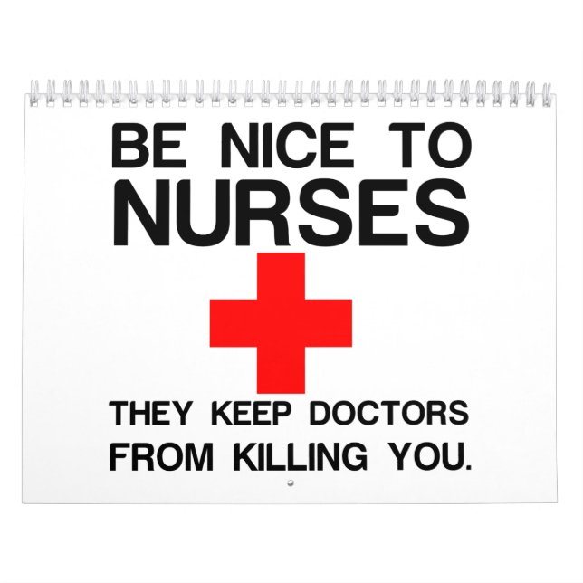 CALENDRIER BE NICE TO NURSES (Protection)