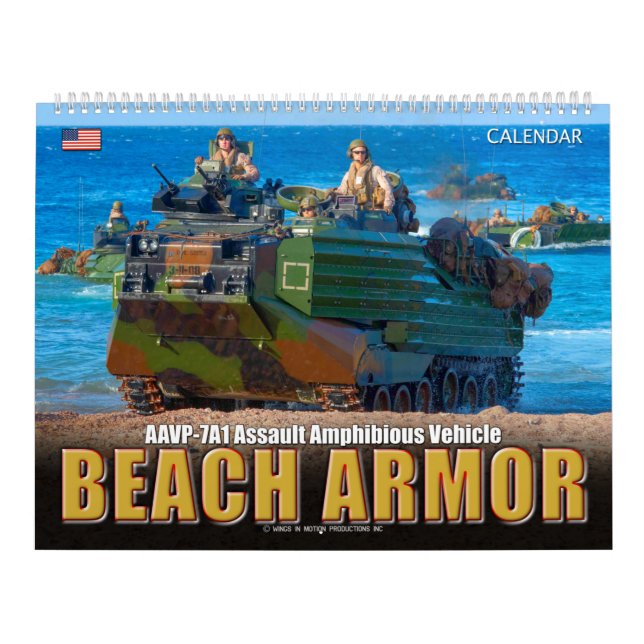 Calendrier BEACH ARMOR - Véhicule amphibie d'assaut (Protection)