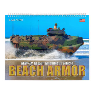 Calendrier BEACH ARMOR - Véhicule amphibie d'assaut