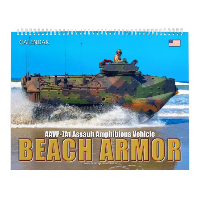 Calendrier BEACH ARMOR - Véhicule amphibie d'assaut (Protection)