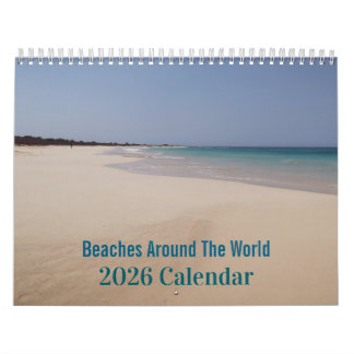 Calendrier Beaches Around The World 2026 Calendar