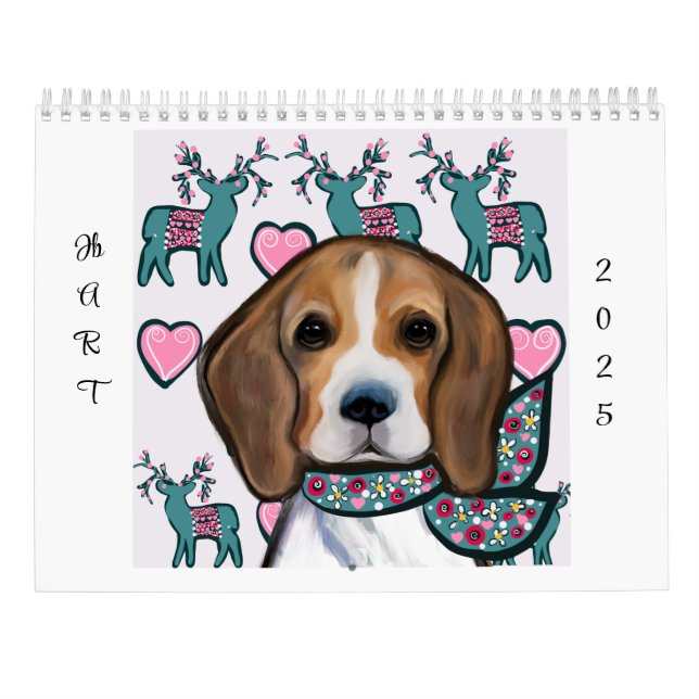 Calendrier Beagle (Dos)