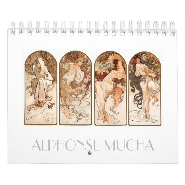 CALENDRIER : BEAU ART : ALPHONSE MUCHA (Protection)