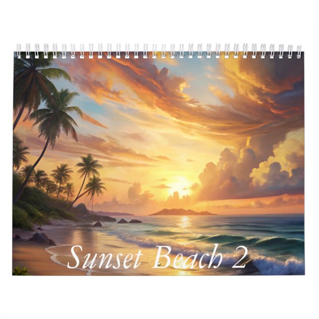 Calendrier Beau coucher de soleil (Protection)