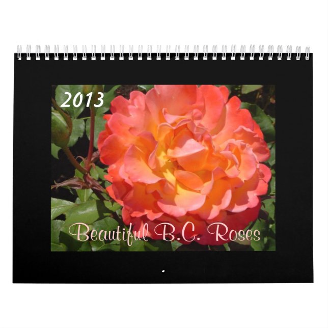 Calendrier Beau Roses de la Colombie-Britannique 2013 (Protection)