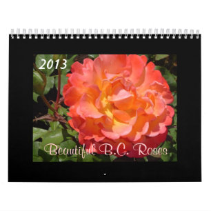 Calendrier Beau Roses de la Colombie-Britannique 2013