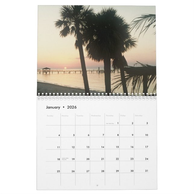 Calendrier Beauté de Key West par Scott S. Jones (Jan 2026)