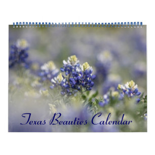 Calendrier Beautés du Texas Créez votre propre Bluebonnet