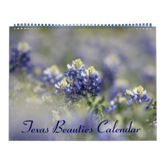Calendrier Beautés du Texas Créez votre propre Bluebonnet