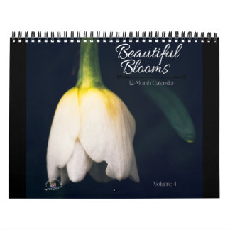 Calendrier Beautiful Blooms 12-Month Calendar
