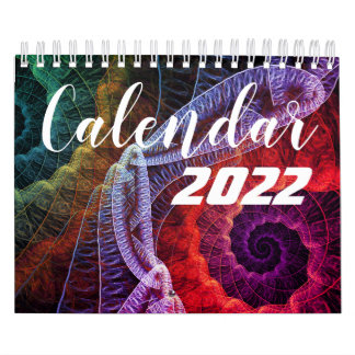 Calendrier Beautiful Calendar 2022 with Fractal Art