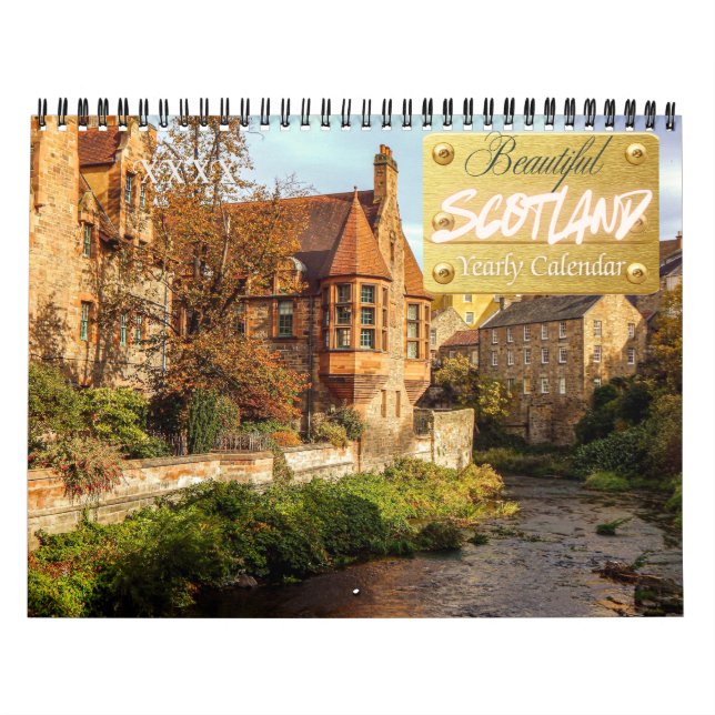 Calendrier Beautiful Scotland European Calendar (Protection)