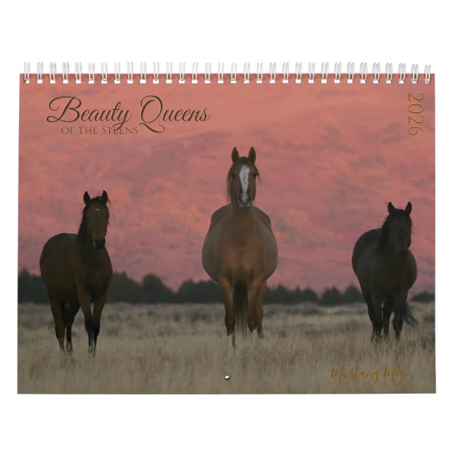 Calendrier "Beauty Queens" MustangWild 2026  (Protection)
