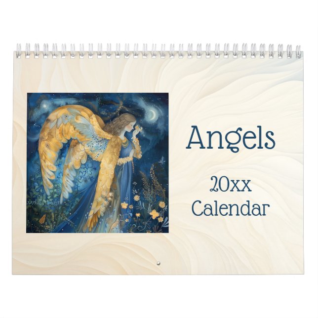 Calendrier Beaux Anges dans des Jardins Enchantés  (Protection)