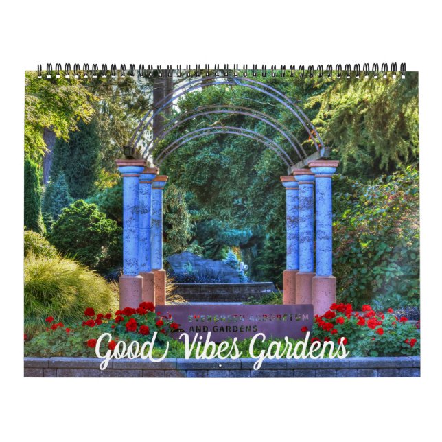 Calendrier Beaux jardins de Good Vibes (Protection)