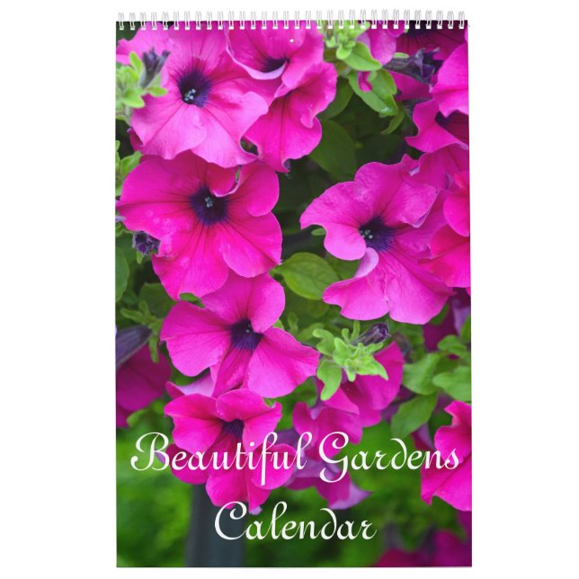 Calendrier Beaux jardins et fleurs (Protection)