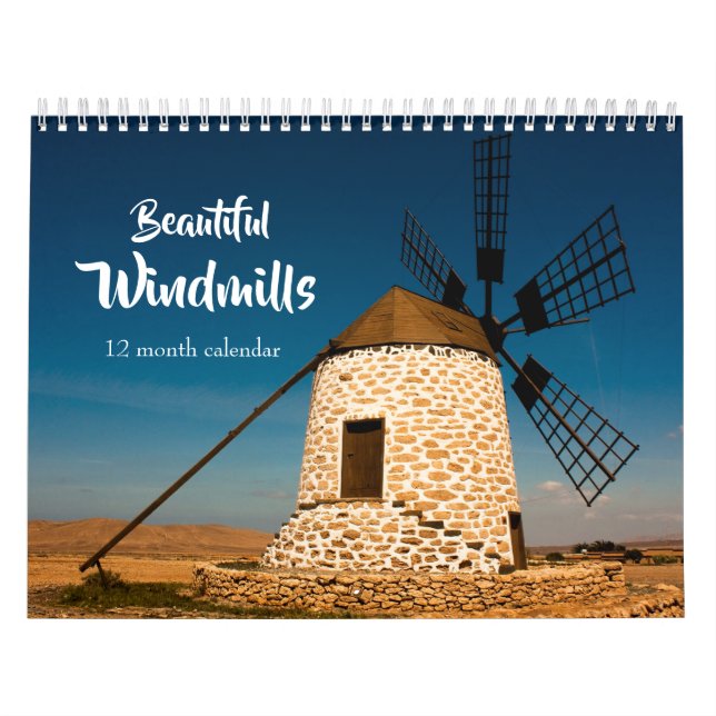 Calendrier Beaux Moulins à Vent 2027 (Protection)