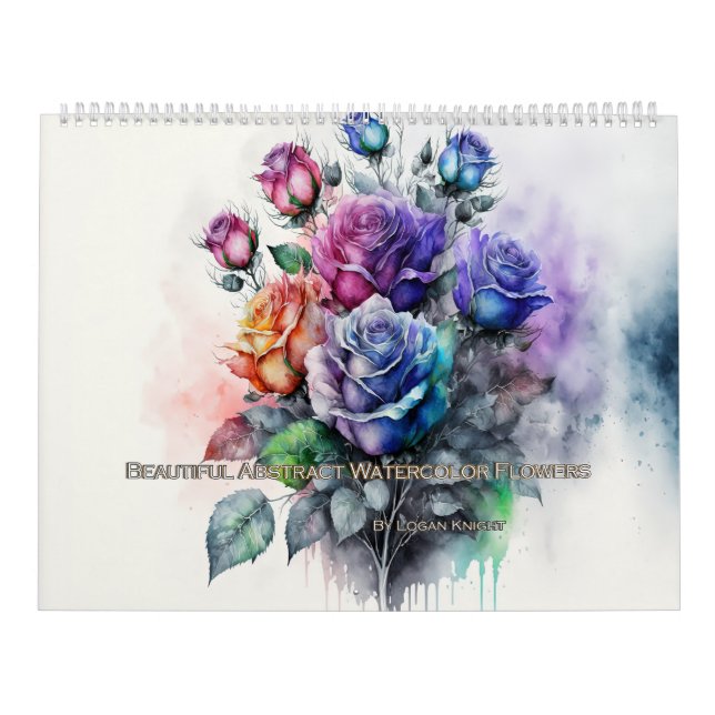 Calendrier Belle aquarelle Abstraite (Protection)