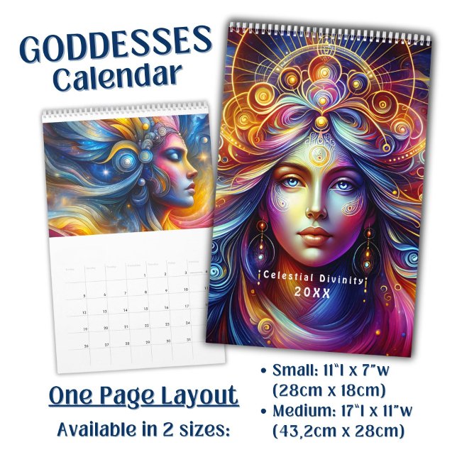 Calendrier Belle Art de Déesse Céleste -  (Créateur téléchargé)