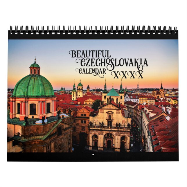 Calendrier Belle Europe slave tchécoslovaque (Protection)