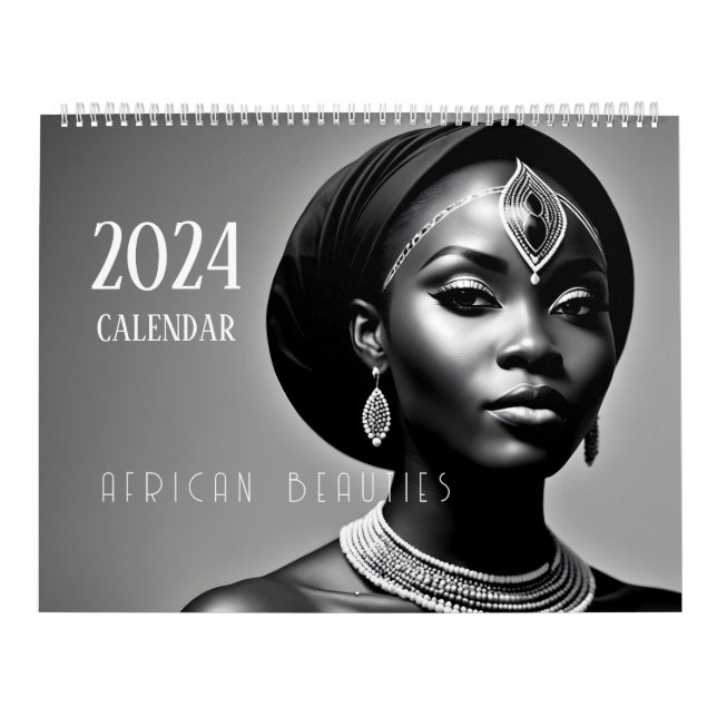 Calendrier Belle femme africaine (Protection)