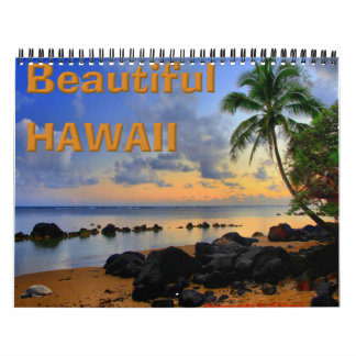Calendrier Belle Hawaii