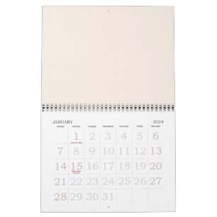 Calendrier Belle motif sans couture fleurie avec vintage