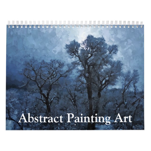 Calendrier Belle peinture Art Abstrait du paysage 2025 (Protection)
