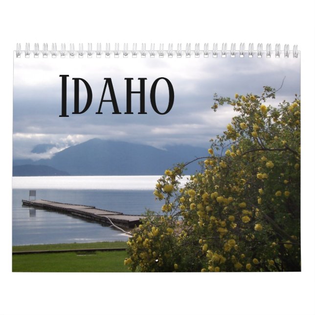 Calendrier Belle photo Pittoresque Idaho (Protection)