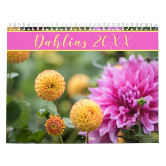 Calendrier Belle photographie de Dahlia (Protection)