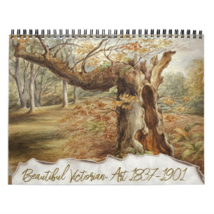 Calendrier Belles peintures victoriennes Paysage Nature
