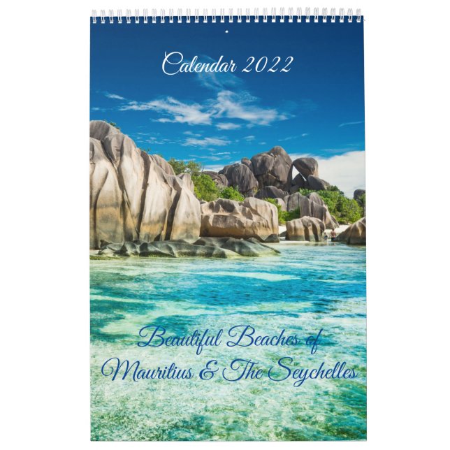 Calendrier Belles plages de Maurice & Les Seychelles (Protection)