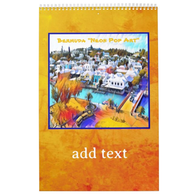 Calendrier Bermudes Pop Art (Protection)