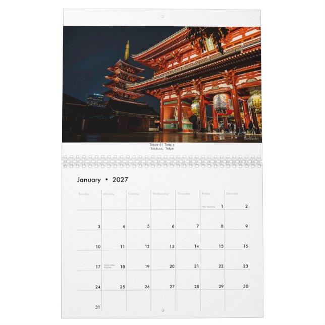 Calendrier Best of Japan - 2026 Calendar (Jan 2027)