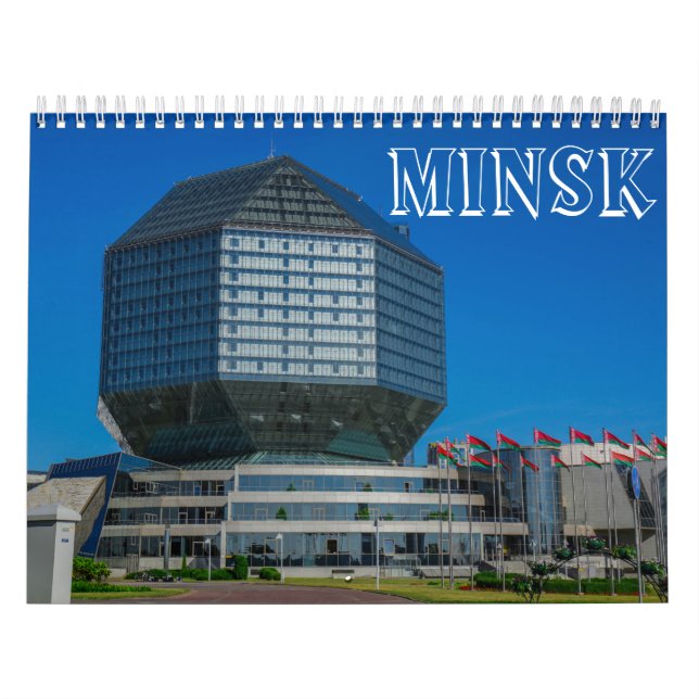 Calendrier Biélorussie Minsk Architecture Ville М и н к (Protection)