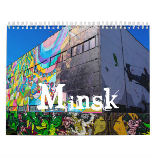 Calendrier Biélorussie Minsk Architecture Ville Rues М и 