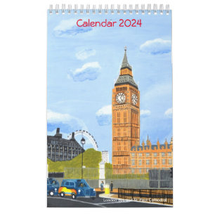 Calendrier Big Ben de Londres 2024