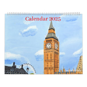 Calendrier Big Ben de Londres 2025