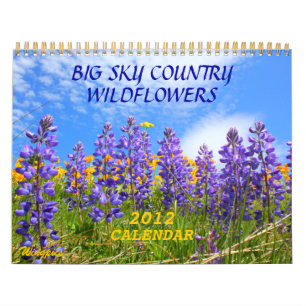 Calendrier Big Sky Country Fleurs sauvages 2012